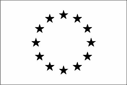 EU flag - white